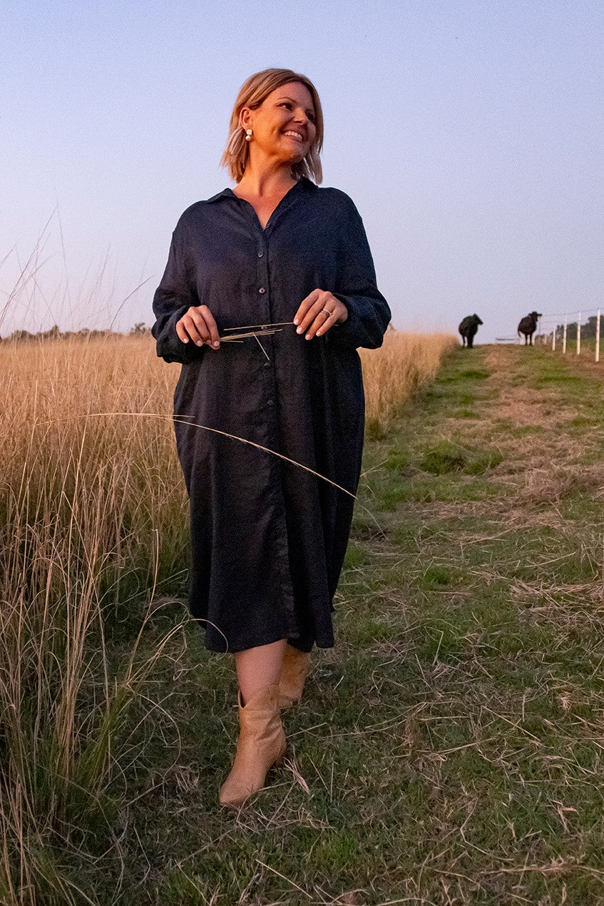 Preorder // Outback Eclipse Everyday Organic Linen Dress ETA June 9th