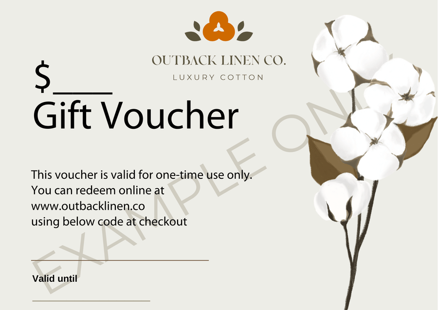 Outback Linen Co. Gift Card | Outback Linen Co